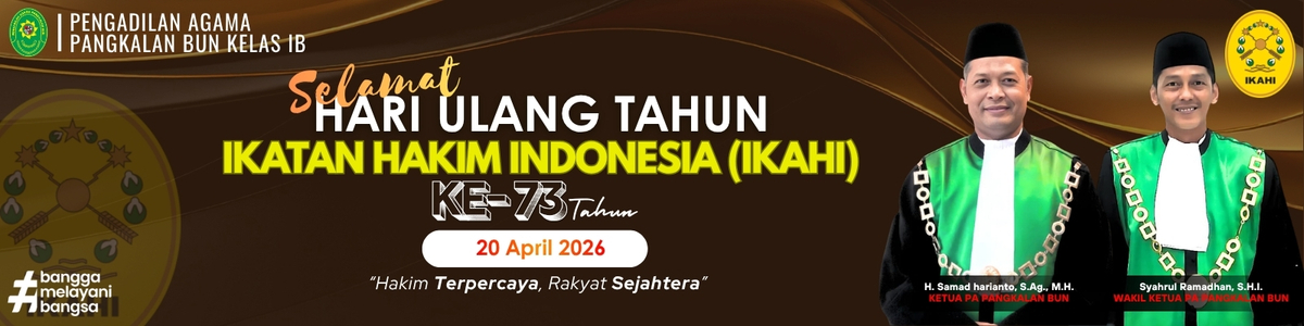 Ucapan HUT IKAHI Ke 73 2026
