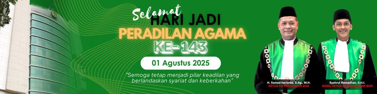 Ucapan Hari Jadi Peradilan Agama 143